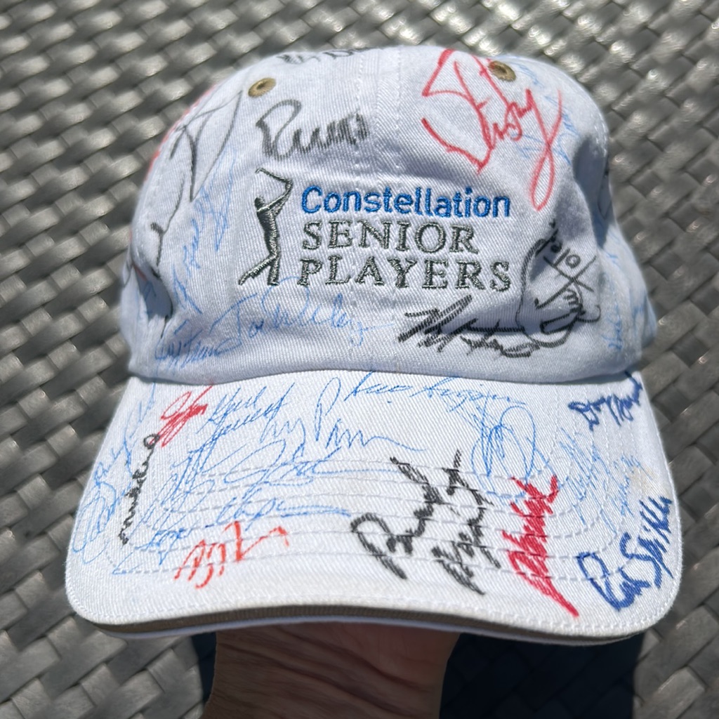 2013 Senior Players Championship Signed Autographed Golf Hat Pittsburgh Pa